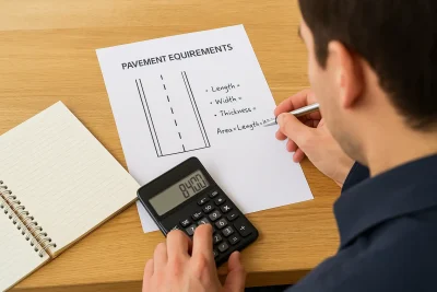 Cara Menghitung Kebutuhan Aspal