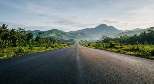 Hasil akhir jalan beraspal hotmix yang halus dan tahan lama di Purwakarta